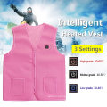 Skiing Fishing Unisex USB Heating Electric Vest Keep Warm Jacket